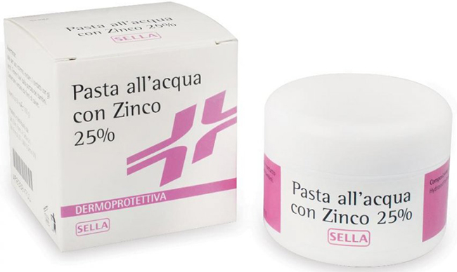 PASTA ACQUA CON ZINCO 25% 100 G - farmaidea24.com