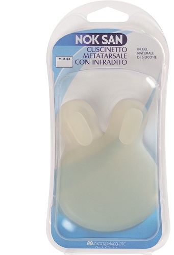 NOK SAN GEL CUSCINETTO METATARSALE CON INFRADITO S/M - farmaidea24.com