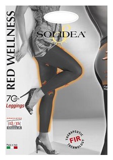 RED WELLNESS 70 LEGGINS NERO 4L - farmaidea24.com