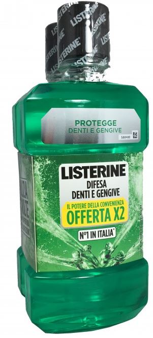 LISTERINE DIFESA DENTI E GENGIVE BUNDLE 2 X 500 ML - farmaidea24.com