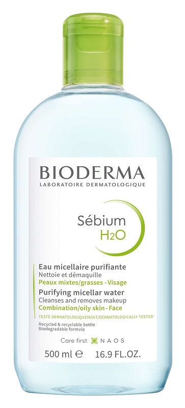 SEBIUM H2O ACQUA MICELLARE DETERGENTE PURIFICANTE 500 ML - farmaidea24.com