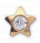 INVERNESS ORECCHINI STELLA CRYSTAL PLACCATI ORO R24C1 - farmaidea24.com