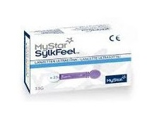 LANCETTE PUNGIDITO MYSTAR SYLKFEEL LANCETS 33 GAUGE 25 PEZZI - farmaidea24.com