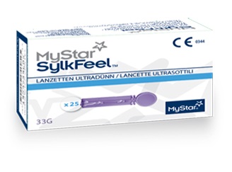 LANCETTE PUNGIDITO MYSTAR SYLKFEEL LANCETS 33 GAUGE 50 PEZZI - farmaidea24.com