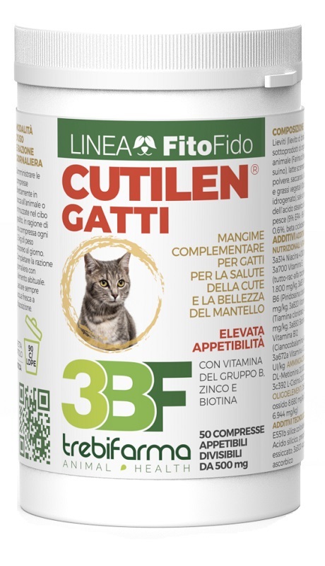 CUTILEN GATTI 50 COMPRESSE BARATTOLO 25 G - farmaidea24.com