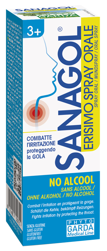 SANAGOL SPRAY ERISIMO SENZA ALCOOL 20 ML - farmaidea24.com