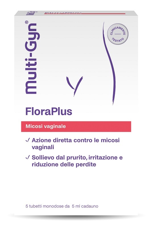 FLORAPLUS MULTI-GYN CANDIDOSI VAGINALE 5 TUBETTI X 5 ML - farmaidea24.com