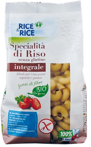 RICE&RICE CHIFFERI DI RISO INTEGRALE 250 G - farmaidea24.com