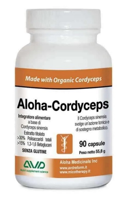 ALOHA CORDYCEPS 90 CAPSULE - farmaidea24.com