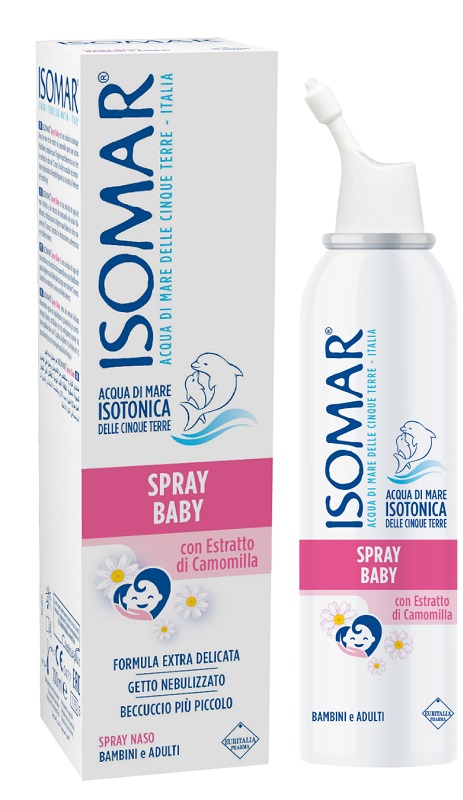 ISOMAR SPRAY BABY CON CAMOMILLA 100 ML - farmaidea24.com