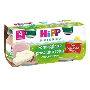 HIPP BIO OMOGENEIZZATO FORMAGGINO PROSCIUTTO 2X80 G - farmaidea24.com