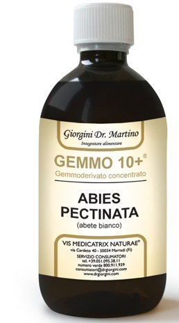 GEMMO 10+ ABETE BIANCO 500 ML LIQUIDO ANALCOLICO - farmaidea24.com