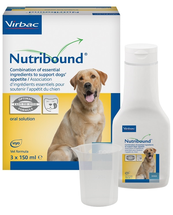 NUTRIBOUND SOLUZIONE ORALE APPETIBILE PER CANE 3 FLACONI DA 150 ML - farmaidea24.com