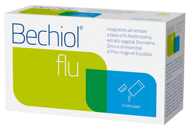 BECHIOL FLU 12 BUSTINE STICK PACK - farmaidea24.com