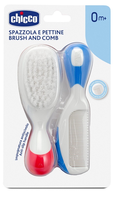 CHICCO SPAZZOLA + PETTINE NYLON - farmaidea24.com
