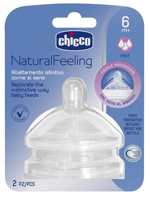 CHICCO TETTARELLA STEPUP NEW 6M+ FLUSSO VELOCE - farmaidea24.com