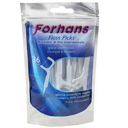 FORHANS ARCHETTI INTERDENTALI FLOSS PICKS 36PZ - farmaidea24.com