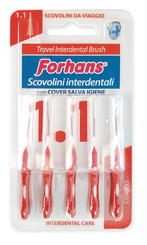 FORHANS TRAVEL INTERDENTAL BRUSH 1,1 - farmaidea24.com