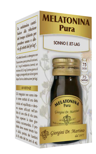 MELATONINA PURA 75 PASTIGLIE - farmaidea24.com