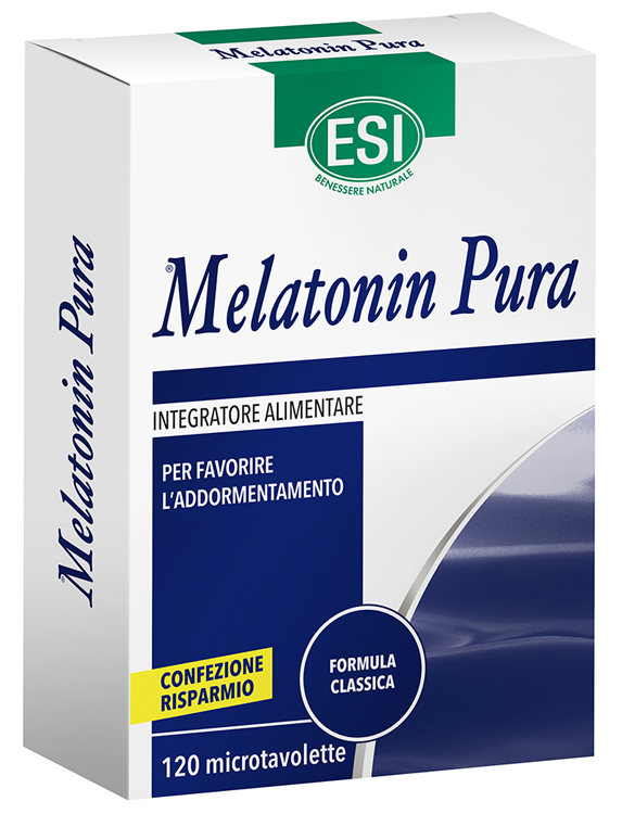 ESI MELATONIN PURA 120 MICROTAVOLETTE - farmaidea24.com