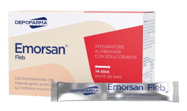 EMORSAN FLEB 14 STICK PACK DA 15 ML - farmaidea24.com
