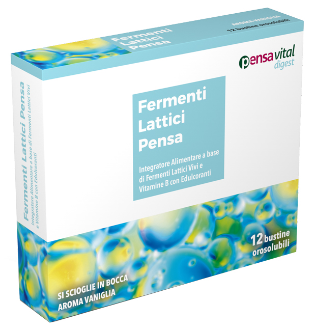 FERMENTI LATTICI VIVI E VITAMINE B 12 VANIGLIA BUSTINE OROSOLUBILI - farmaidea24.com