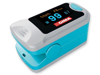 PULSOSSIMETRO DA DITO PULSOXIMETRO OXY-3 CON DISPLAY PER MISURAZIONE DIOSSIGENO NEL SANGUE E BATTITO CARDIACO CON CORDINO E BATTERIE - farmaidea24.com