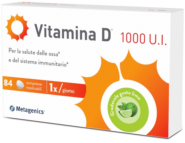 VITAMINA D 1000 UI 84 COMPRESSE MASTICABILI - farmaidea24.com