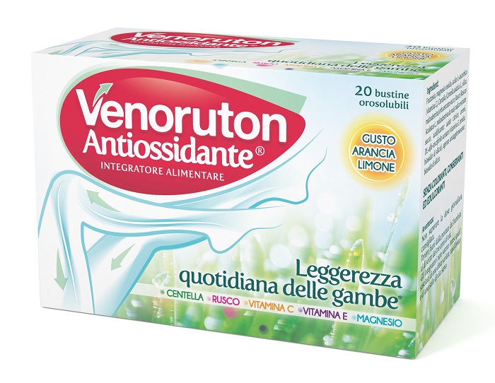 VENORUTON ANTIOSSIDANTE 20 BUSTINE OROSOLUBILI MONODOSE - farmaidea24.com