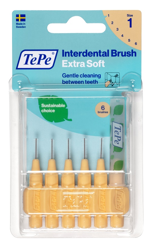 TEPE SCOVOLINO XSOFT ARANCIONE 0,45 MM 6 PEZZI - farmaidea24.com