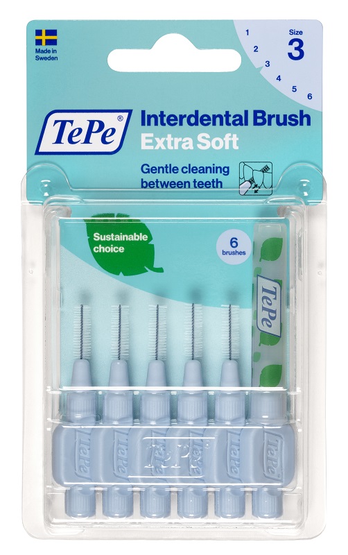 TEPE SCOVOLINO XSOFT BLU 0,6 MM 6 PEZZI - farmaidea24.com