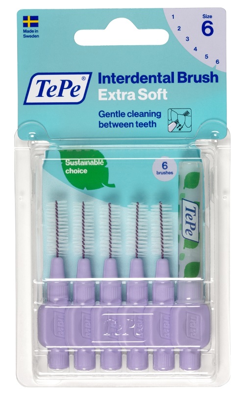 TEPE SCOVOLINO XSOFT LILLA 1,1MM 6 PEZZI - farmaidea24.com