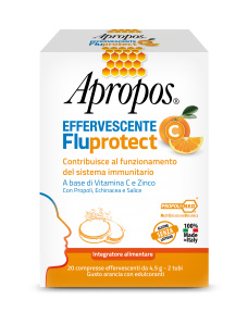 APROPOS FLUPROTECT EFFERVESCENTE C 20 COMPRESSE - farmaidea24.com
