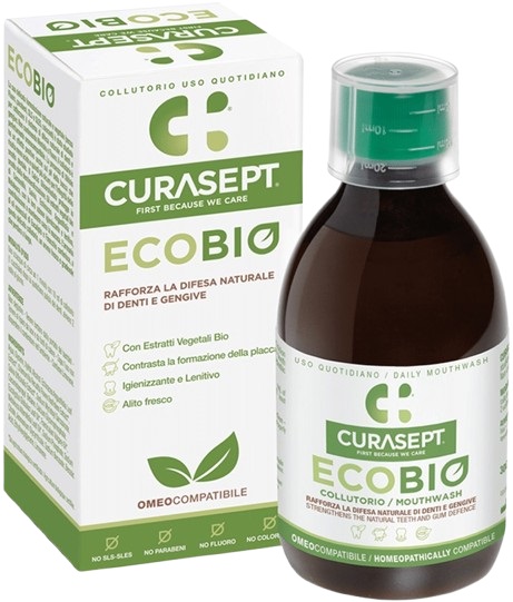 CURASEPT COLLUTORIO ECOBIO 300 ML PHARMADENT - farmaidea24.com