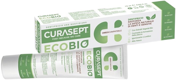 CURASEPT PHARMADENT ECOBIO DENTIFRICIO 75 ML - farmaidea24.com