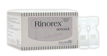 FIALA PER AEROSOL RINOREX BICARBONATO 25 FIALE 3 ML - farmaidea24.com