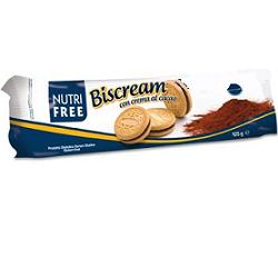 NUTRIFREE BISCREAM CON CREMA AL CACAO 125 G - farmaidea24.com