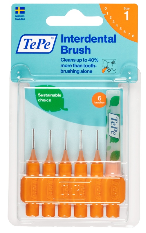 TEPE SCOVOLINO ARANCIONE 0,45 MM 6 PEZZI - farmaidea24.com