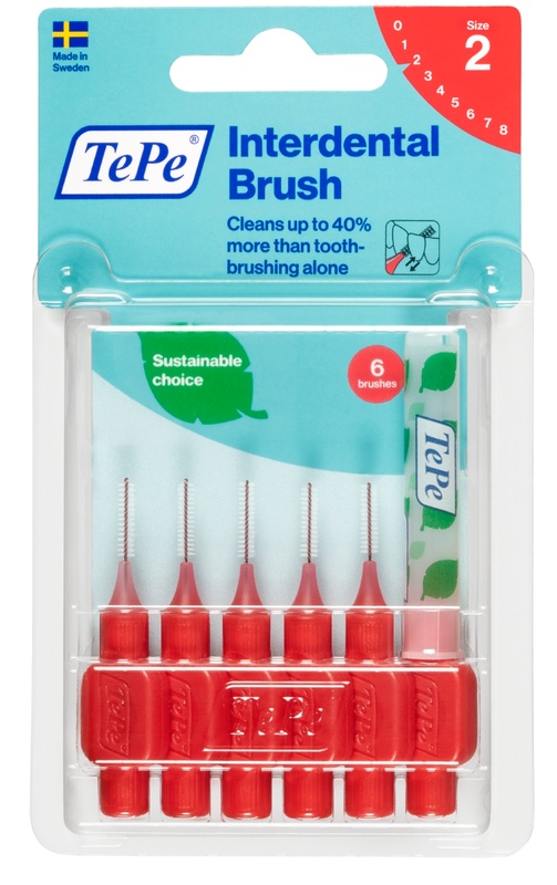TEPE SCOVOLINO ROSSO 0,5MM 6 PEZZI - farmaidea24.com