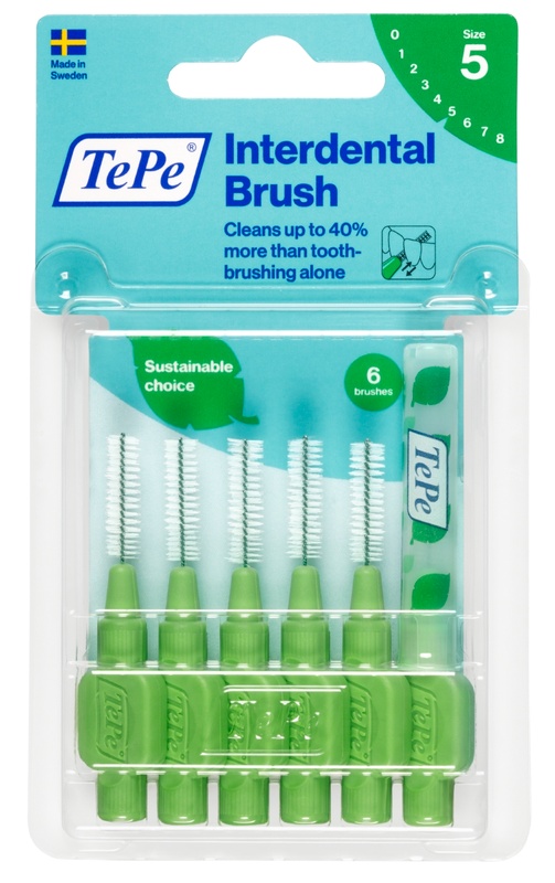 TEPE SCOVOLINO VERDE 0,8MM 6 PEZZI - farmaidea24.com