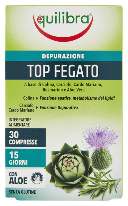 TOP FEGATO CON ALOE 30 COMPRESSE - farmaidea24.com