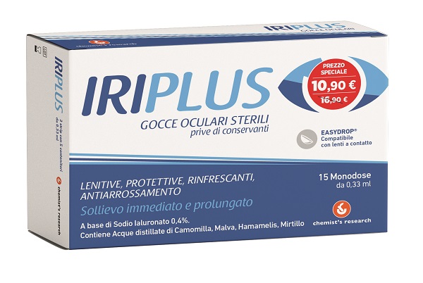 IRIPLUS EASYDROP 0,4% COLLIRIO 15 FLACONCINI MONODOSE DA 0,33 ML - farmaidea24.com