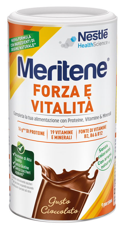 MERITENE FORZA E VITALITA' CIOCCOLATO 270 G - farmaidea24.com