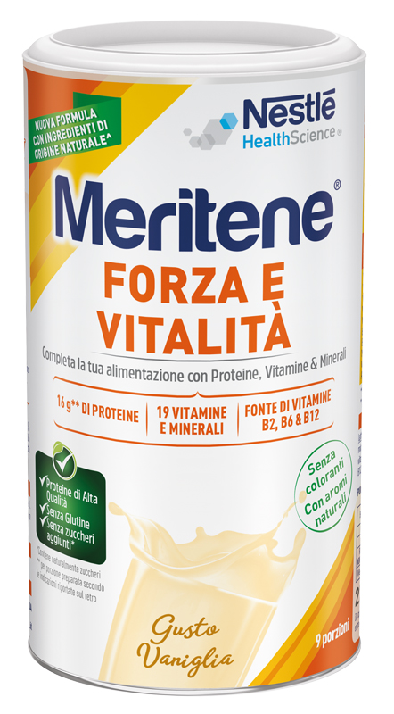 MERITENE FORZA E VITALITA' VANIGLIA 270 G - farmaidea24.com