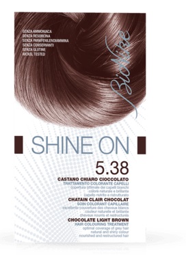 BIONIKE SHINE ON 5,38 CASTANO CHIARO CIOCCOLATO 125 ML - farmaidea24.com