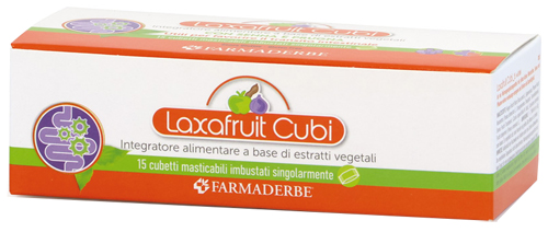 LAXAFRUIT 15 CUBETTI MASTICABILI 150 G - farmaidea24.com
