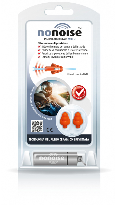 NONOISE MOTO INSERTO AURICOLARE 2 TAPPI - farmaidea24.com