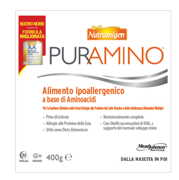 NUTRAMIGEN PURAMINO BARATTOLO 400 G - farmaidea24.com