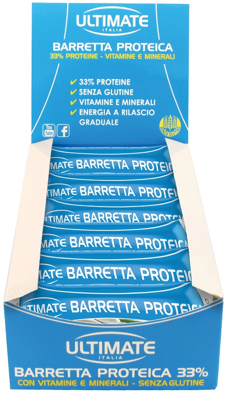 ULTIMATE BARRETTA PROTEICA GUSTO COCCO 24 PEZZI - farmaidea24.com