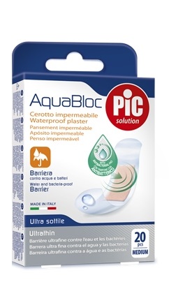 CEROTTO PIC AQUABLOC 19X72MM ANTIBATTERICO 20 PEZZI - farmaidea24.com